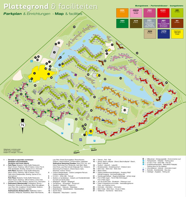 Plattegrond van Landal Het Vennenbos