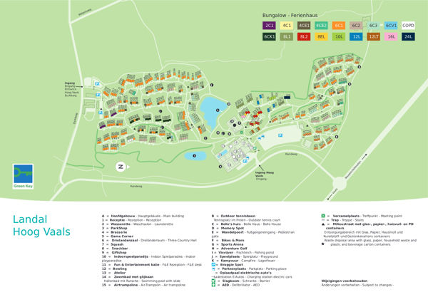 Plattegrond van Landal Hoog Vaals