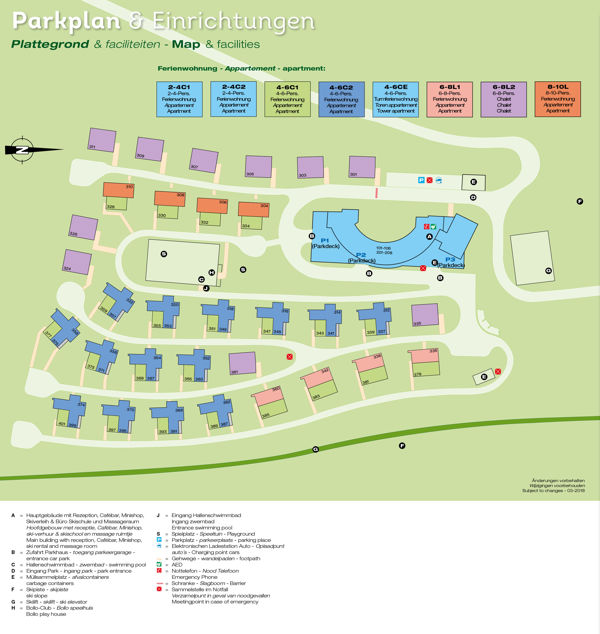 Plattegrond van Landal Katschberg