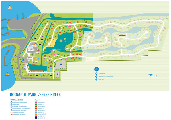 Plattegrond van Landal Park Veerse Kreek