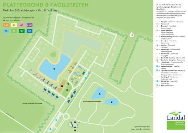 Plattegrond van Landal Sallandse Heuvelrug