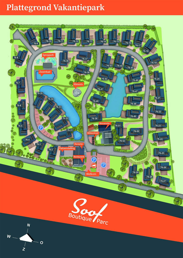 Plattegrond van Landal Soof Heuvelrug