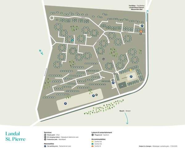 Plattegrond van Landal St. Pierre 