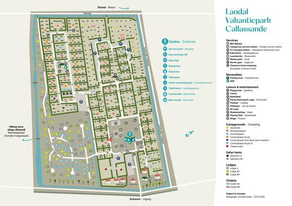 Plattegrond van Landal Vakantiepark Callassande