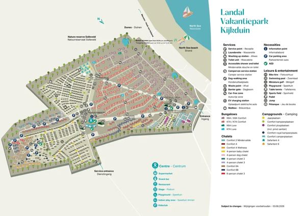 Plattegrond van Landal Vakantiepark Kijkduin
