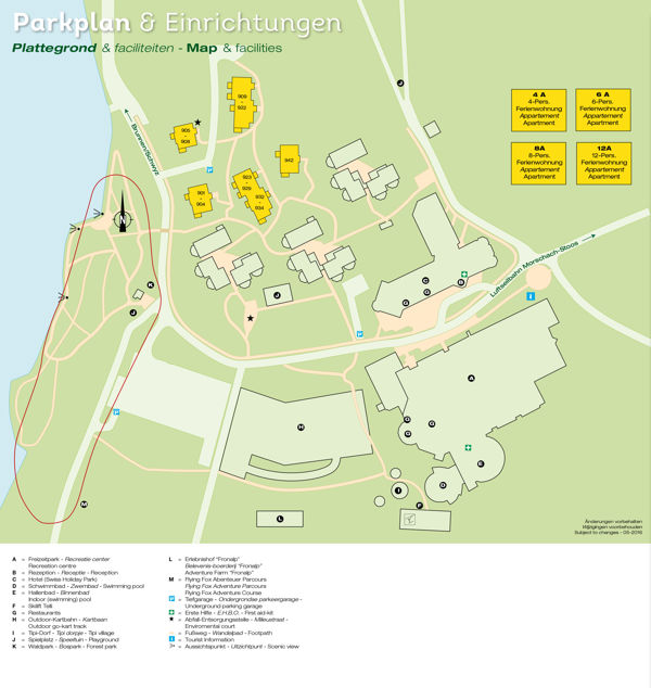 Plattegrond van Landal Vierwaldstättersee