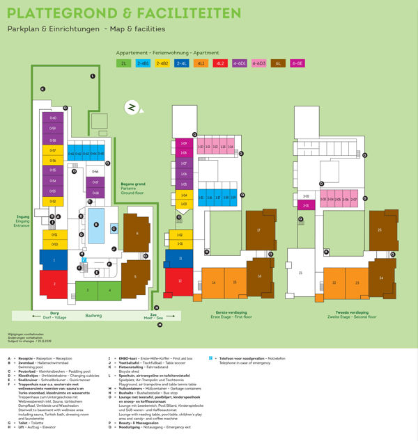 Plattegrond van Landal Vitamaris
