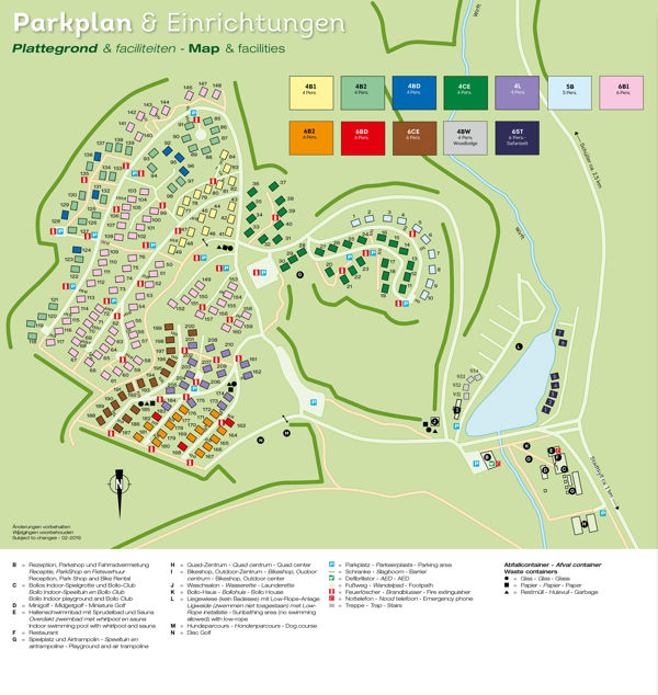 Plattegrond van Landal Wirfttal