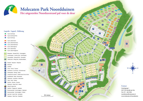 Plattegrond van Landgoed Molecaten