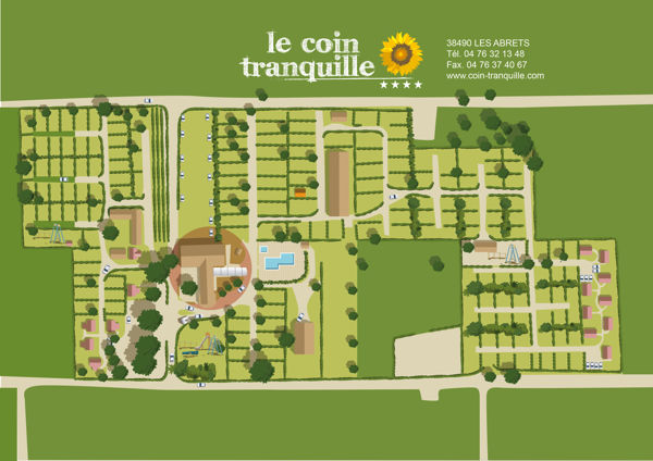 Plattegrond van Le Coin Tranquille