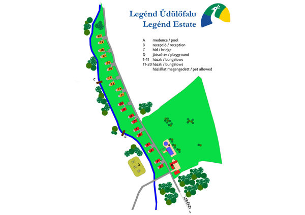 Plattegrond van Molecaten Park Legend Estate