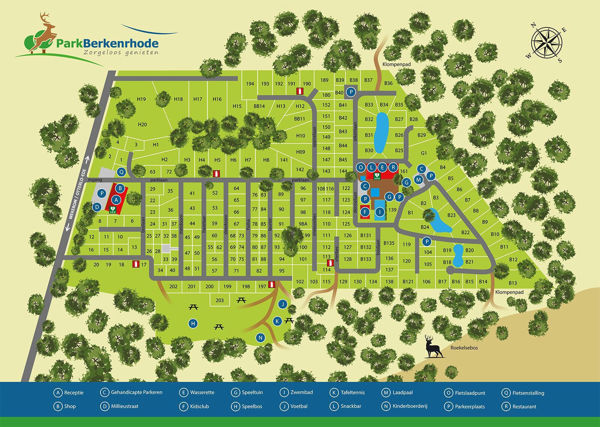Plattegrond van Park Berkenrhode