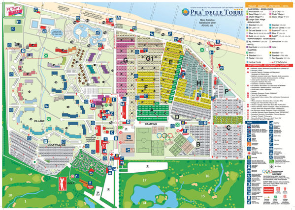 Plattegrond van Pra'delle Torri