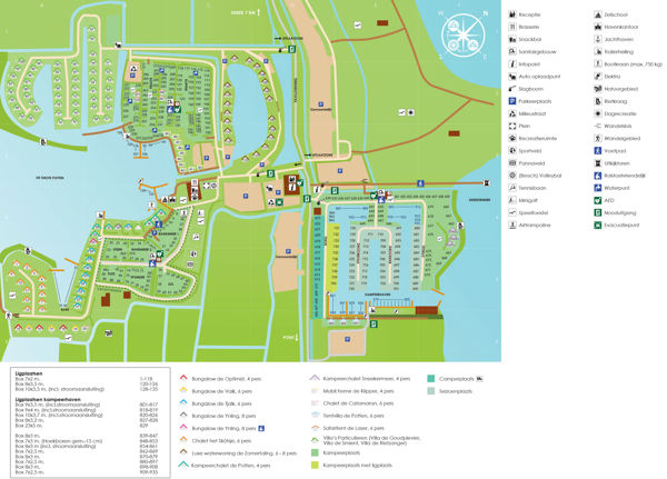 Plattegrond van RCN de Potten