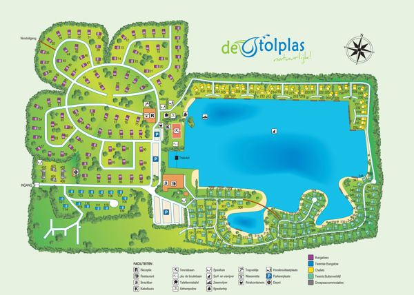 Plattegrond van Recreatiepark de Tolplas