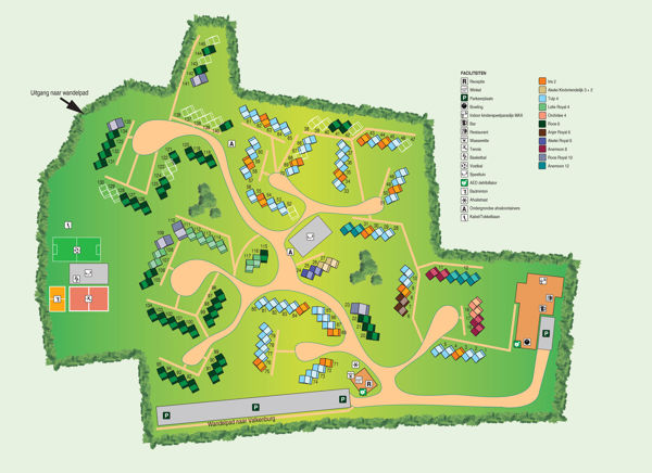 Plattegrond van Schin op Geul