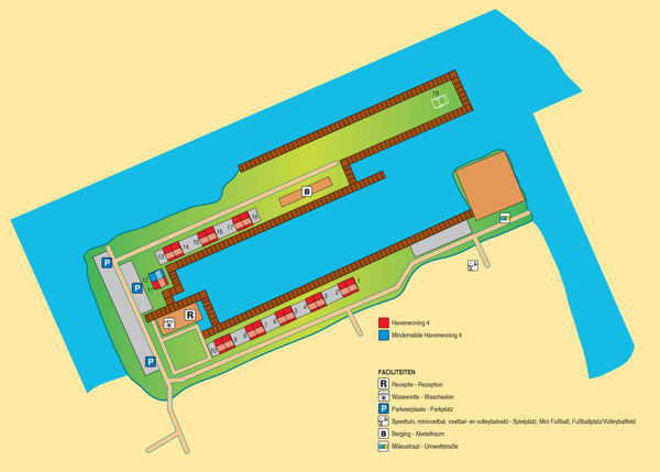 Plattegrond van Summio Havenresort Terherne