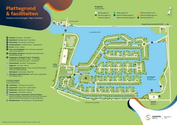 Plattegrond van Summio Vakantiepark It Wiid