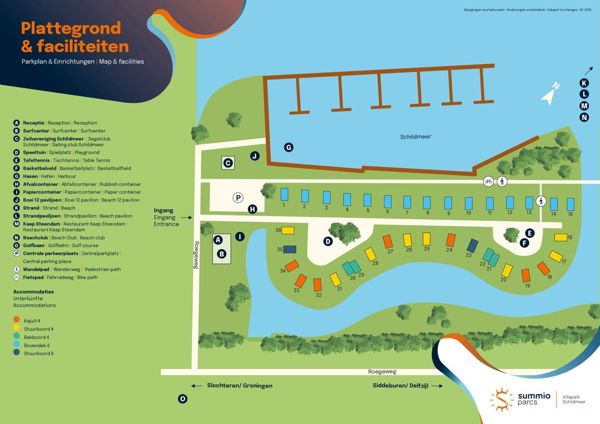 Plattegrond van Summio Villapark Schildmeer