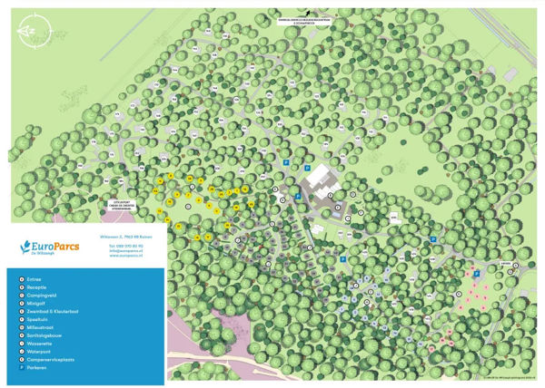 Plattegrond van Vakantiepark De Wiltzangh