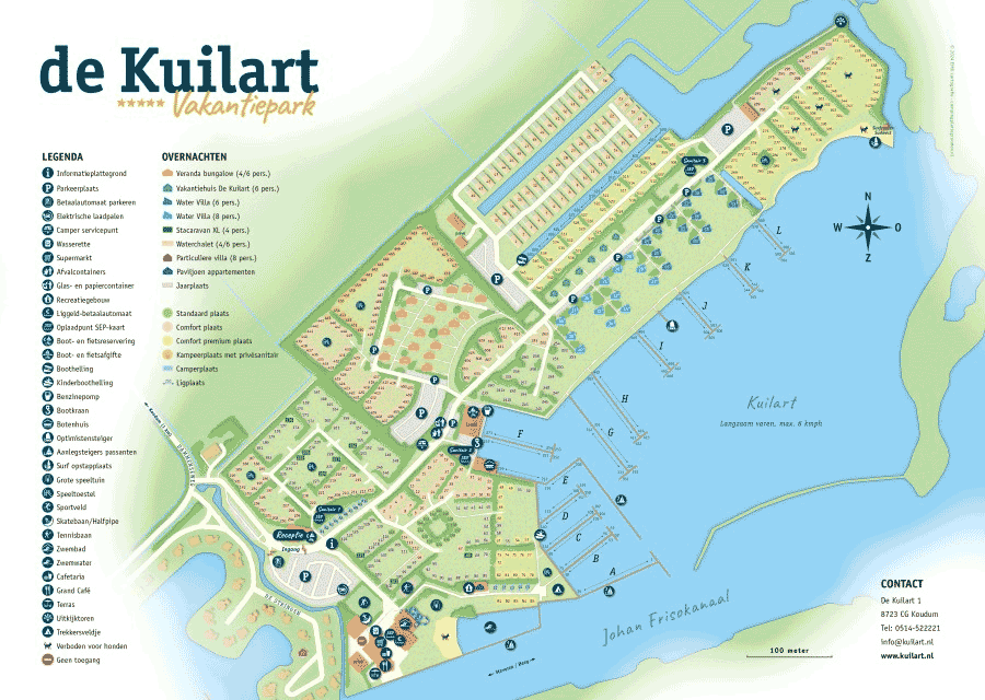 Plattegrond Ardoer De Kuilart - geplaatst door Vakantiekoffer.nl