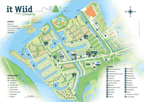 Plattegrond Ardoer It Wiid - geplaatst door Vakantiekoffer.nl