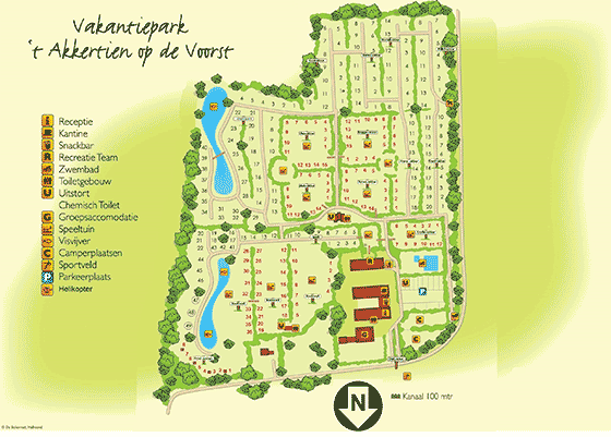 Plattegrond Ardoer 't Akkertien - geplaatst door Vakantiekoffer.nl