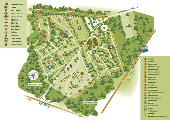 Plattegrond Ardoer Torentjeshoek - geplaatst door Vakantiekoffer.nl