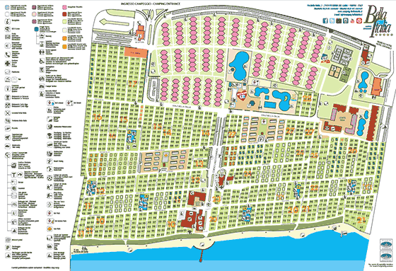 Plattegrond Bella Italia - geplaatst door Vakantiekoffer.nl