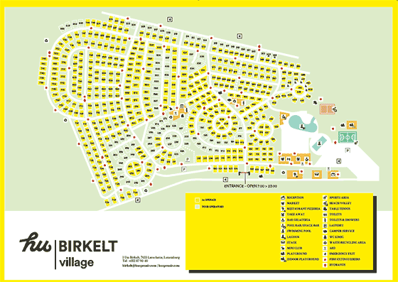 Plattegrond Birkelt - geplaatst door Vakantiekoffer.nl