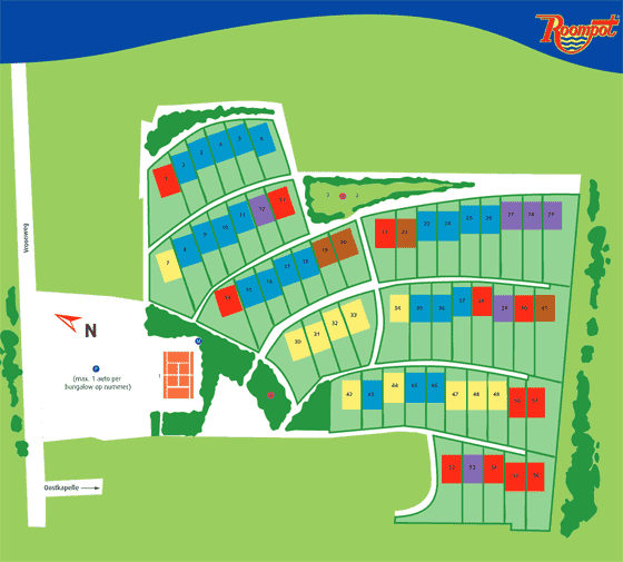 Plattegrond Bos en Duin - geplaatst door Vakantiekoffer.nl