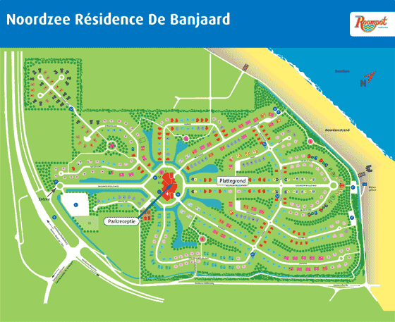 Plattegrond De Banjaard - geplaatst door Vakantiekoffer.nl