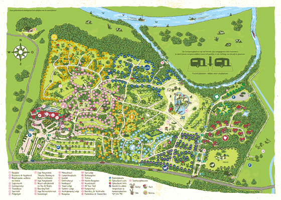 Plattegrond De Beerze Bulten - geplaatst door Vakantiekoffer.nl