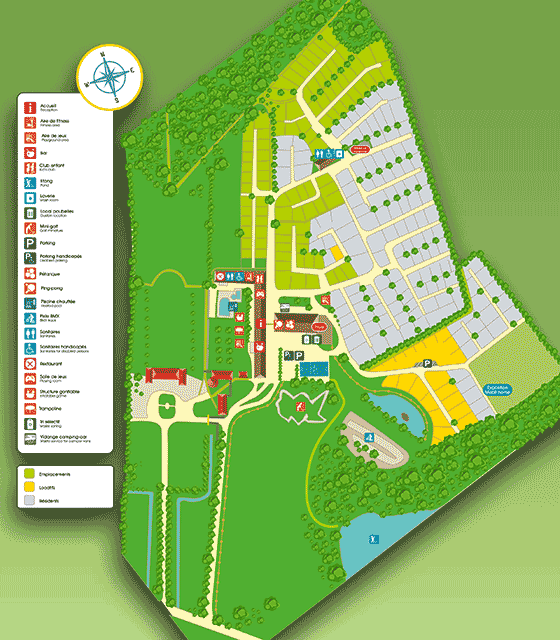 Plattegrond Domaine du Logis - geplaatst door Vakantiekoffer.nl