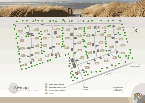 Plattegrond Dormio Park Scorleduyn - geplaatst door Vakantiekoffer.nl