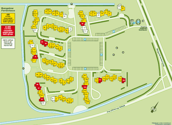 Plattegrond Duinresort Dunimar - geplaatst door Vakantiekoffer.nl