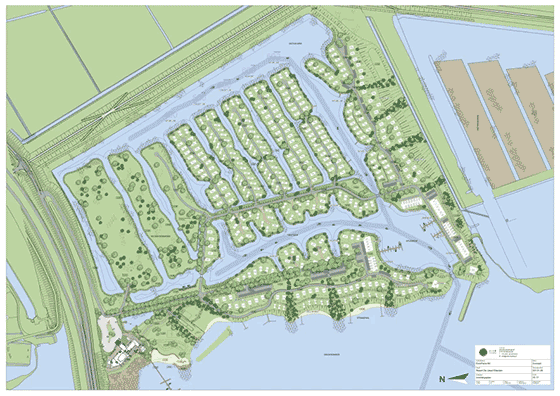 Plattegrond EuroParcs De IJssel Eilanden - geplaatst door Vakantiekoffer.nl