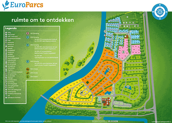 Plattegrond EuroParcs Molengroet - geplaatst door Vakantiekoffer.nl
