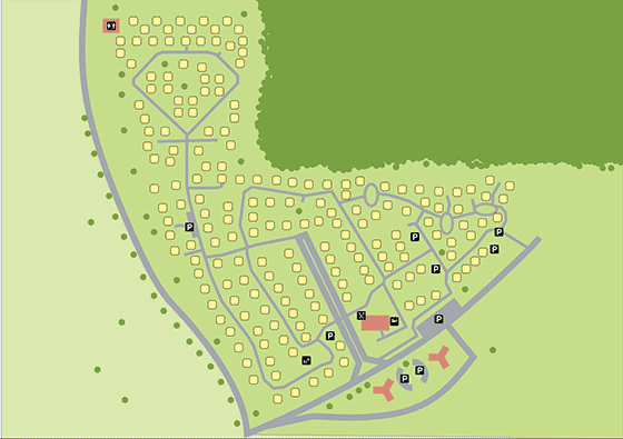 Plattegrond EuroParcs Noordwijkse Duinen - geplaatst door Vakantiekoffer.nl