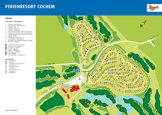 Plattegrond Ferienresort Cochem - geplaatst door Vakantiekoffer.nl