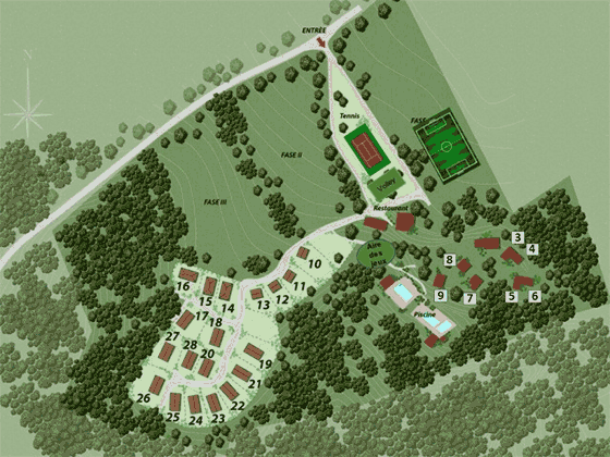 Plattegrond FranceComfort - Village Des Cigales - geplaatst door Vakantiekoffer.nl