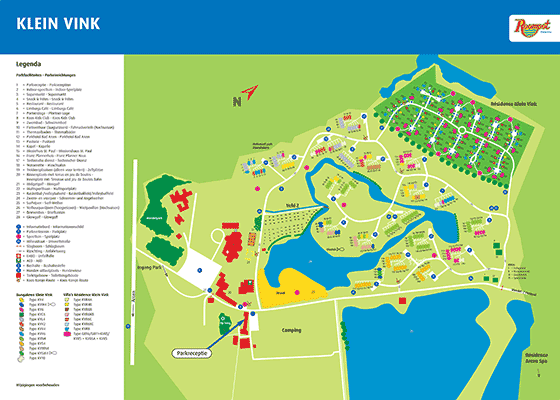 Plattegrond Klein Vink - geplaatst door Vakantiekoffer.nl
