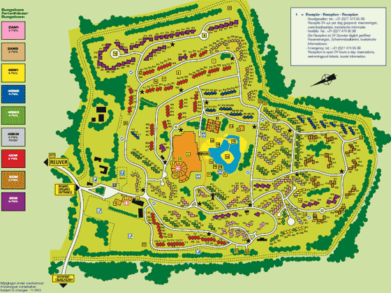 Plattegrond Landal De Lommerbergen - geplaatst door Vakantiekoffer.nl