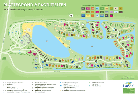 Plattegrond Landal De Strabrechtse Vennen - geplaatst door Vakantiekoffer.nl