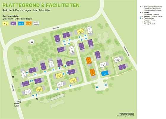 Plattegrond Landal Duynvallei - geplaatst door Vakantiekoffer.nl