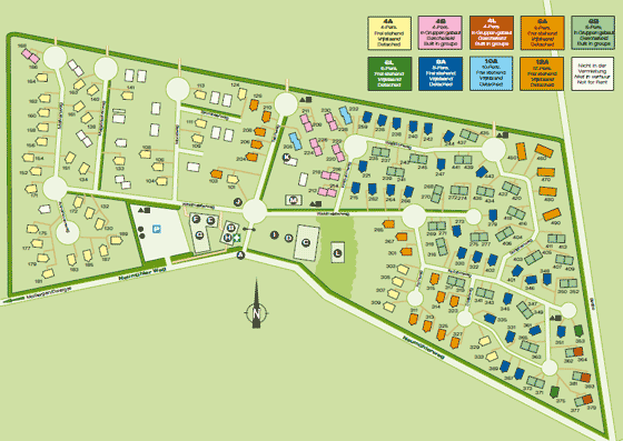 Plattegrond Landal Dwergter Sand - geplaatst door Vakantiekoffer.nl