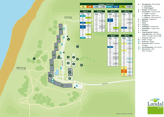 Plattegrond Landal Fyrklit - geplaatst door Vakantiekoffer.nl