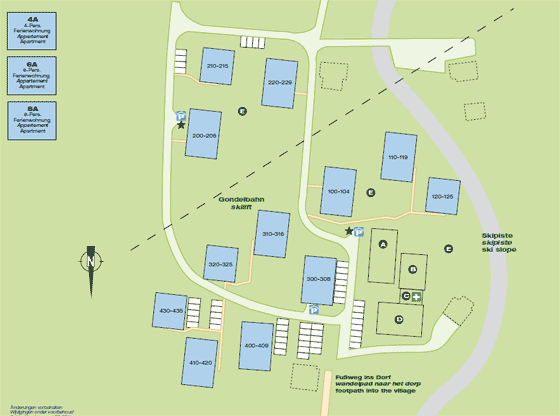 Plattegrond Landal Hochmontafon - geplaatst door Vakantiekoffer.nl