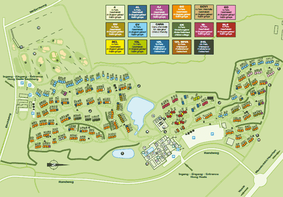 Plattegrond Landal Hoog Vaals - geplaatst door Vakantiekoffer.nl