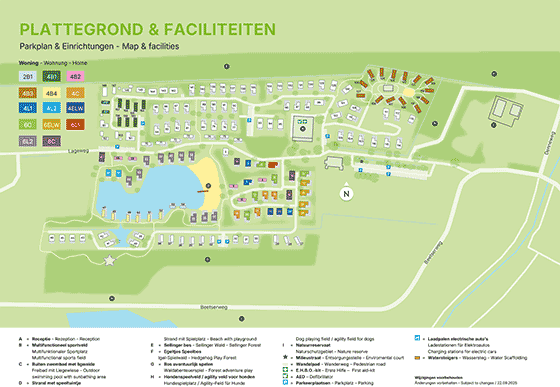 Plattegrond Landal Landgoed Bourtange - geplaatst door Vakantiekoffer.nl